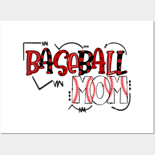 Baseball Mom Posters and Art